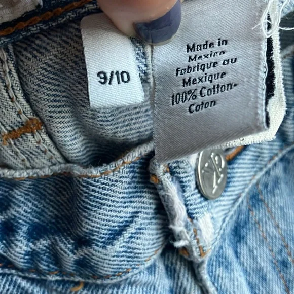 Vintage 90s Y2K Light Wash Calvin Klein Structured Cotton Straight Leg Mom Jeans - Picture 7 of 8